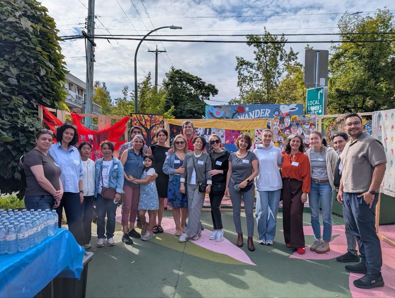 TrueNetwork volunteers at the Voices in Place dementia-inclusive community activation in Vancouver
